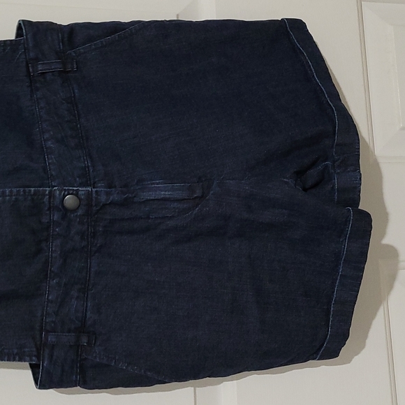 Rag & Bone Dark Blue Wash Cotton Denim Shortalls - Picture 5 of 10